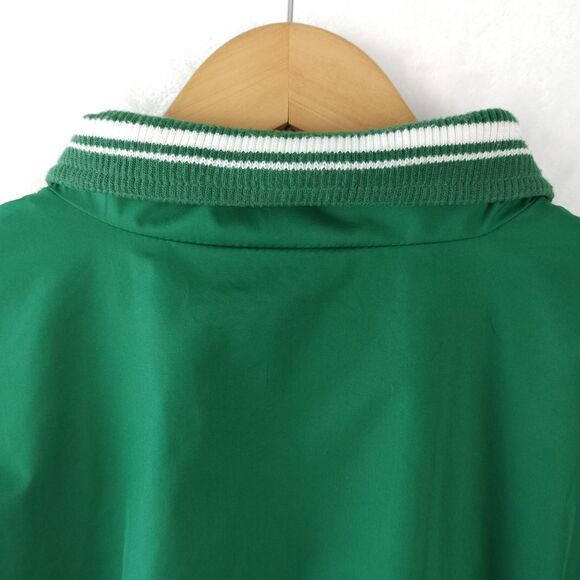 VTG Reebok Jacket Mens Large Green 1/2 Zip Pullover Mesh Lined Vent Windbreaker - Picture 14 of 16